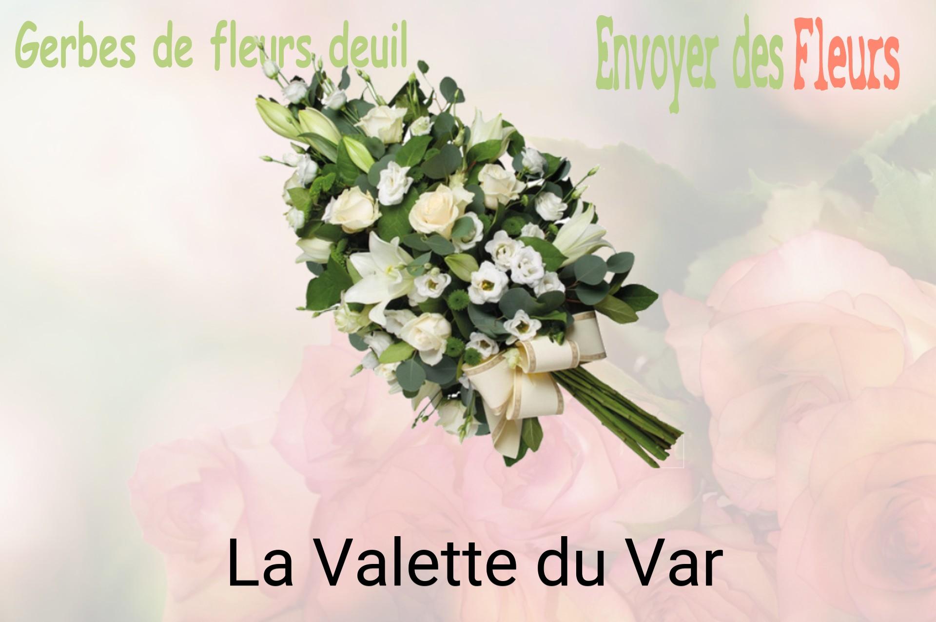 Gerbe de fleurs de deuil livrée à La Valette-du-Var